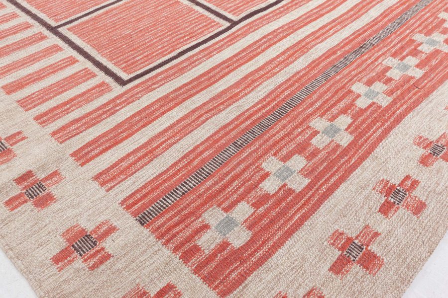 Swedish Flat Weave Rug N12678