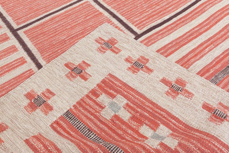 Swedish Flat Weave Rug N12678