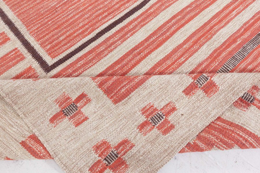 Swedish Flat Weave Rug N12678