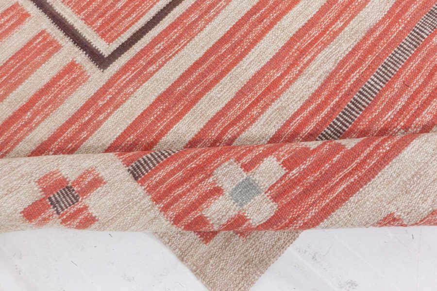 Swedish Flat Weave Rug N12678