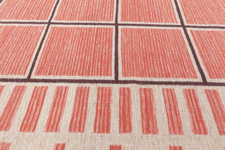 Swedish Flat Weave Rug N12678