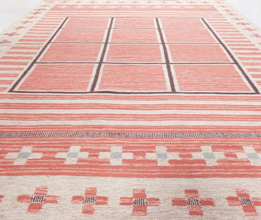 Swedish Flat Weave Rug N12678