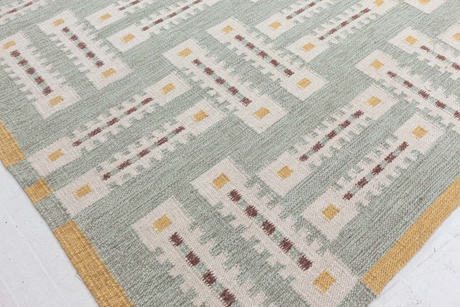 Swedish Flat Weave Rug N12679