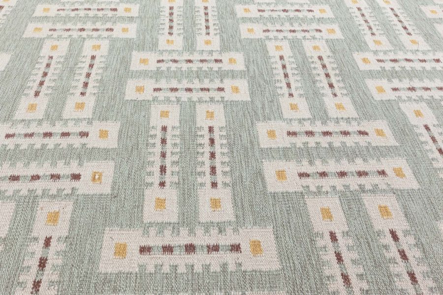 Swedish Flat Weave Rug N12679