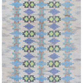 Swedish Flat Woven Rug by Judith Johansson BB8359