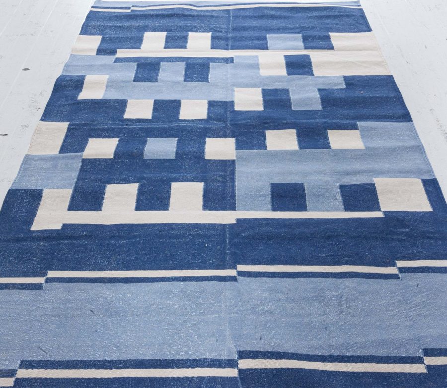 Modern Indian Dhurrie Rug N12684