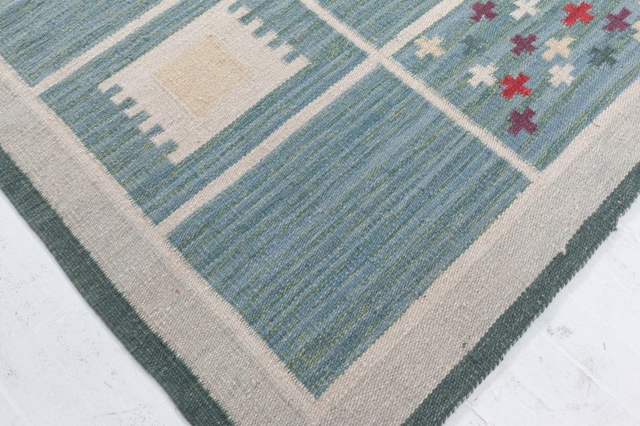 Swedish Flat Weave Rug N12705