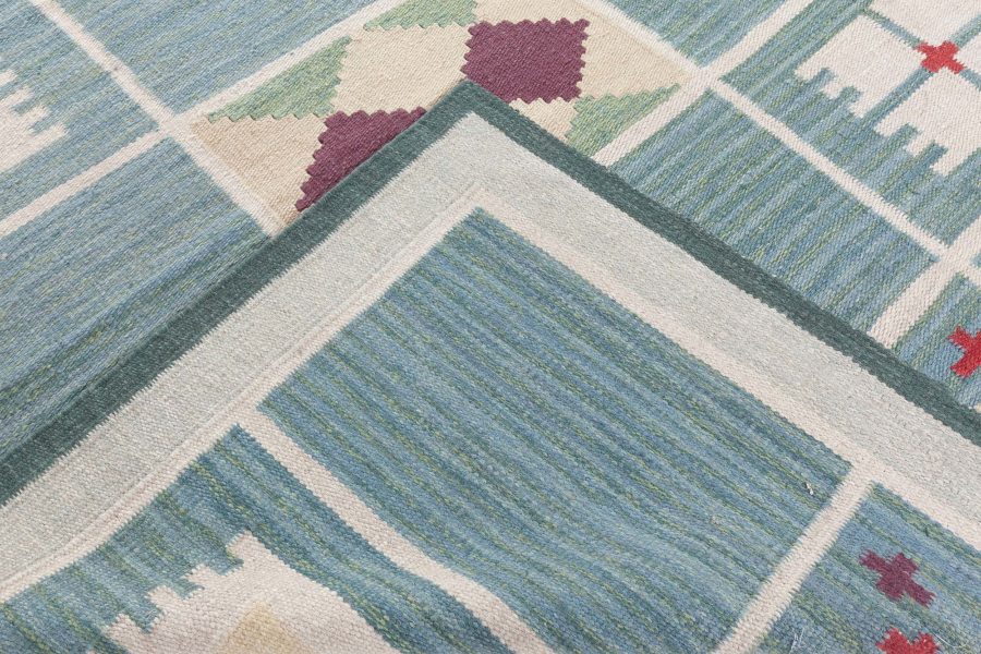 Swedish Flat Weave Rug N12705