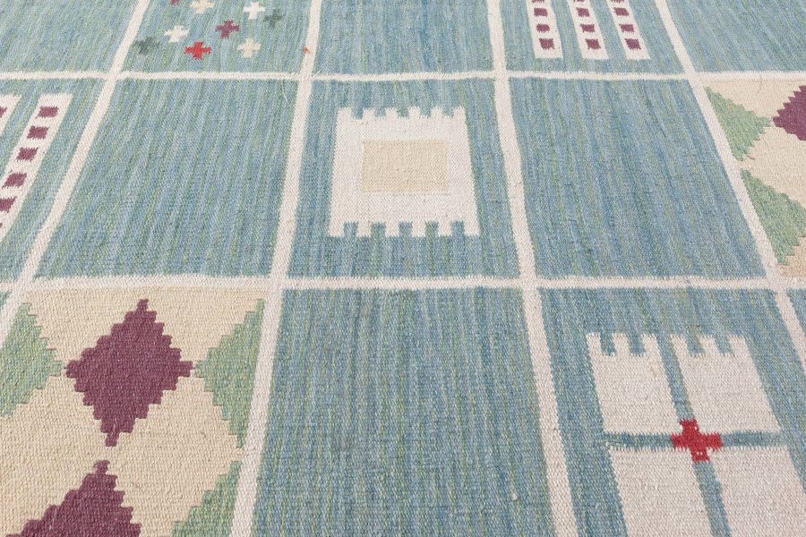 Swedish Flat Weave Rug N12705