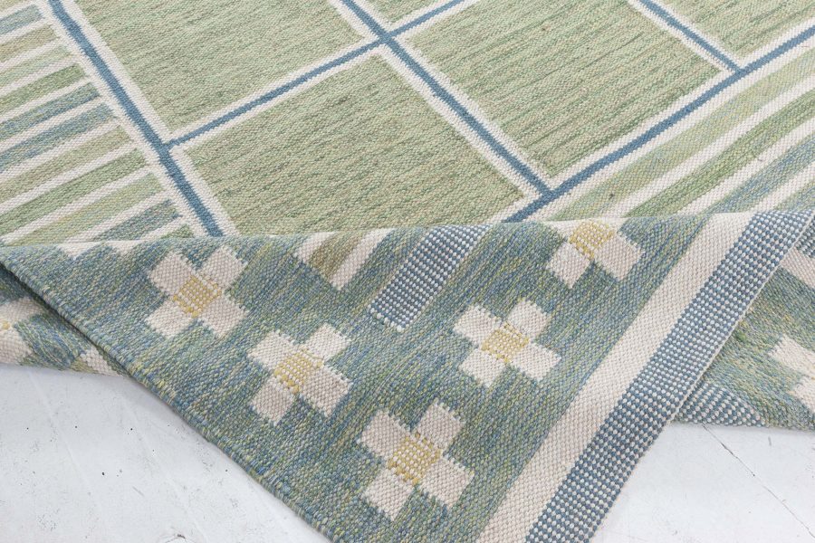 Swedish Flat Weave Rug N12708