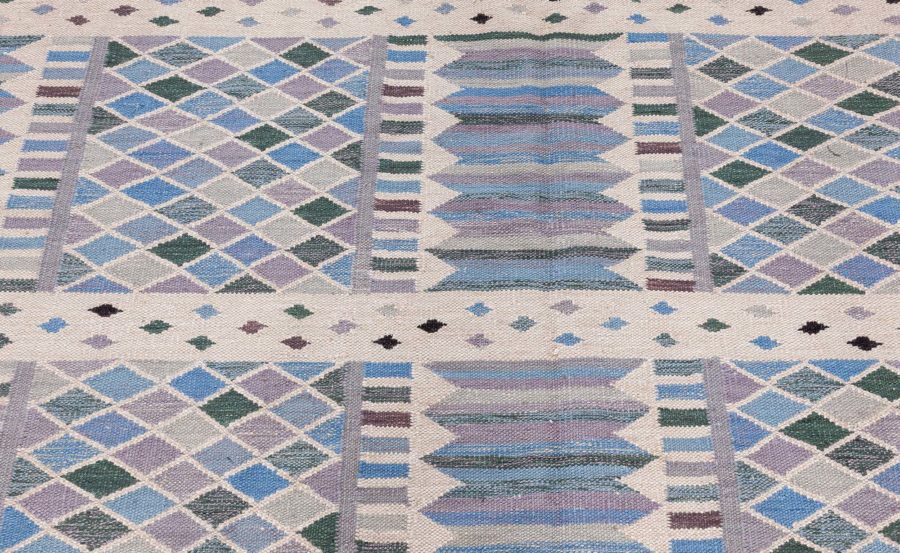 Swedish Flat Weave Rug N12712