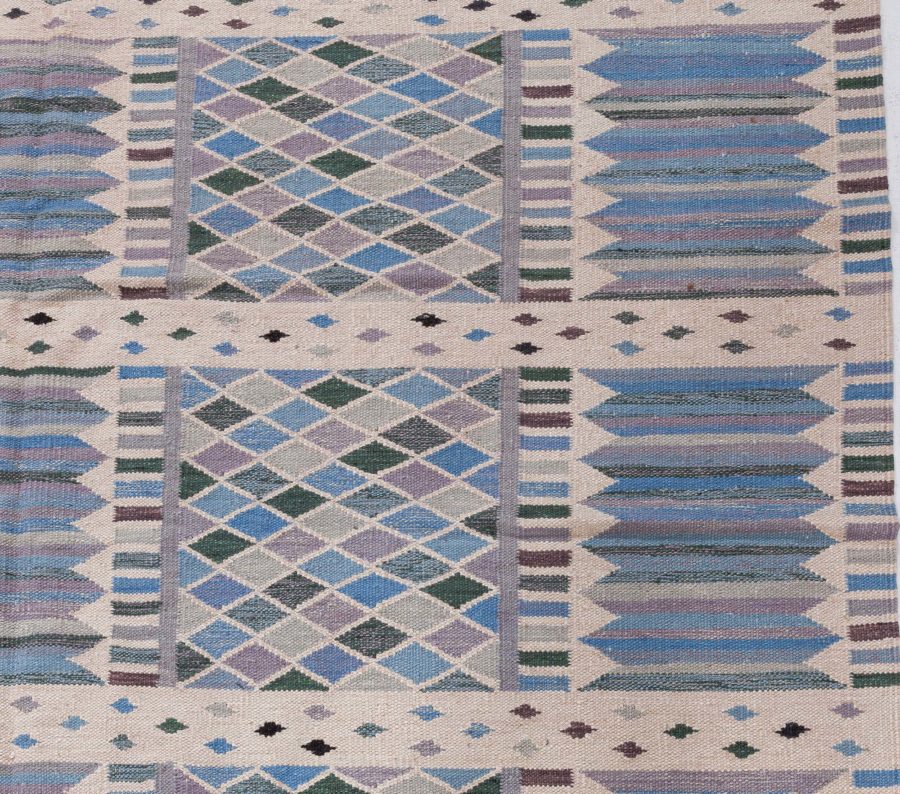 Swedish Flat Weave Rug N12712