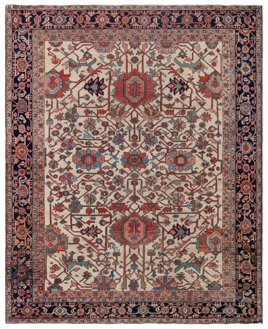 Antique Persian Heriz BB8410