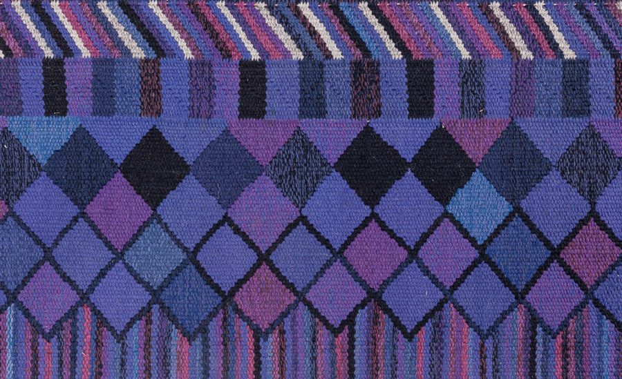 Swedish Flat Woven Rug by Marta Maas Fjetterstrom BB8499