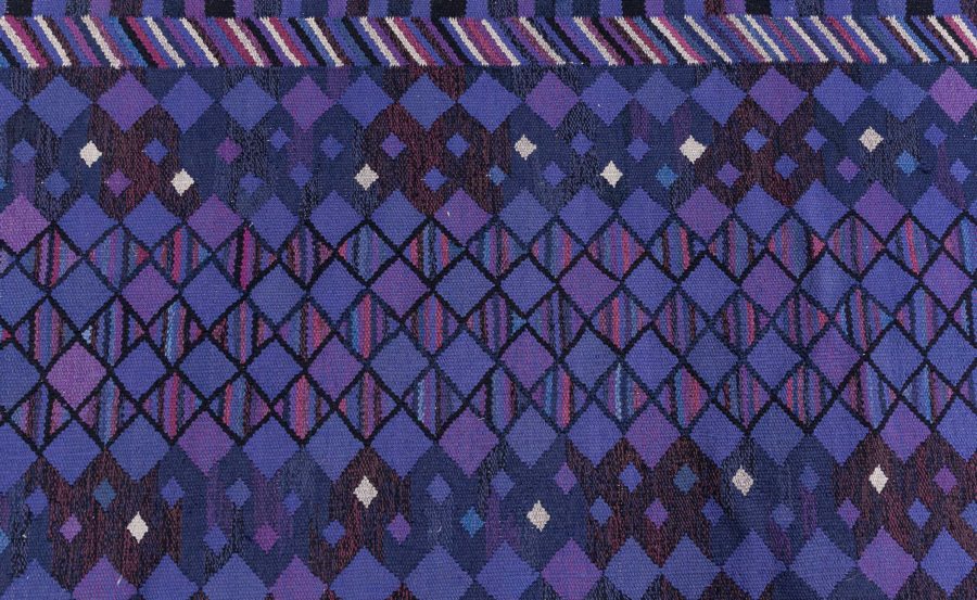 Swedish Flat Woven Rug by Marta Maas Fjetterstrom BB8499