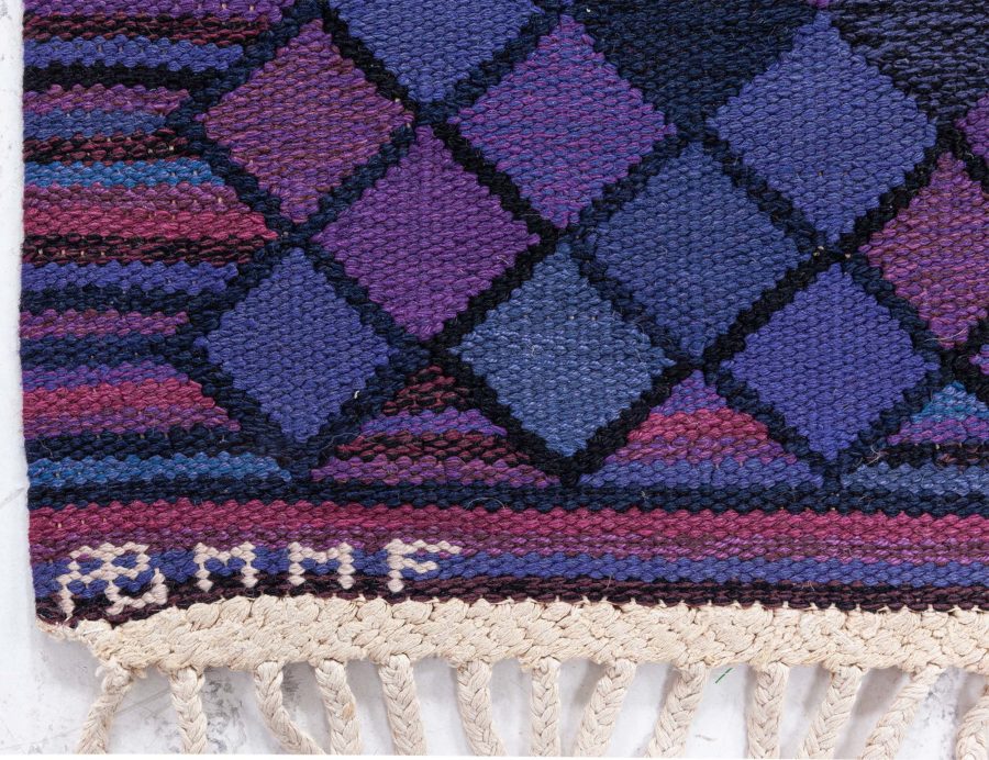 Swedish Flat Woven Rug by Marta Maas Fjetterstrom BB8499