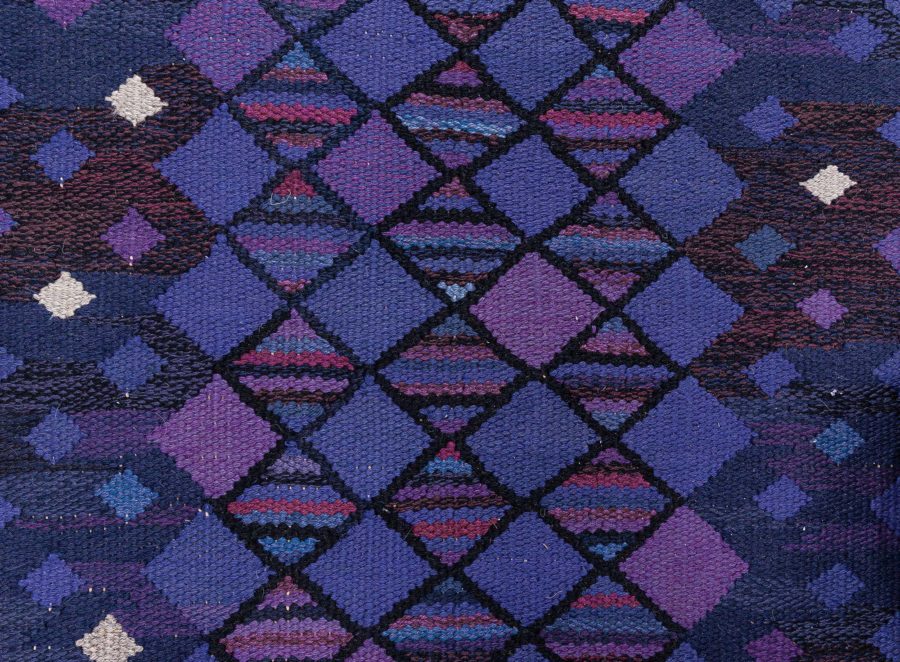 Swedish Flat Woven Rug by Marta Maas Fjetterstrom BB8499