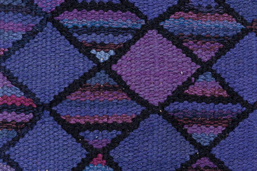 Swedish Flat Woven Rug by Marta Maas Fjetterstrom BB8499