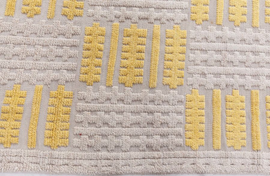 Modern Swedish Half Pile Rug N12748