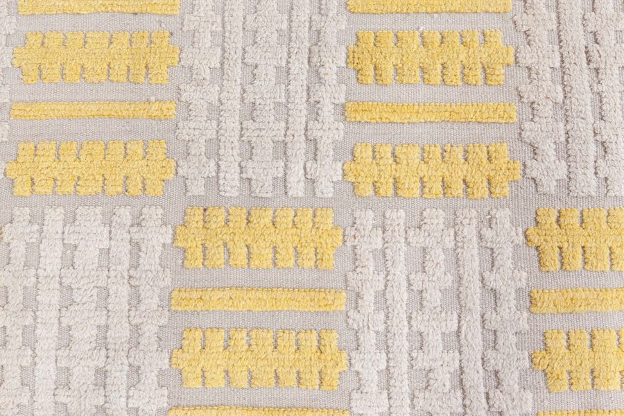 Modern Swedish Half Pile Rug N12748
