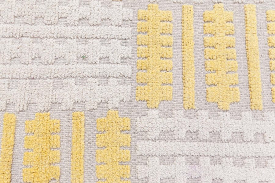 Modern Swedish Half Pile Rug N12748