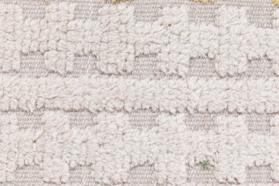 Modern Swedish Half Pile Rug N12748