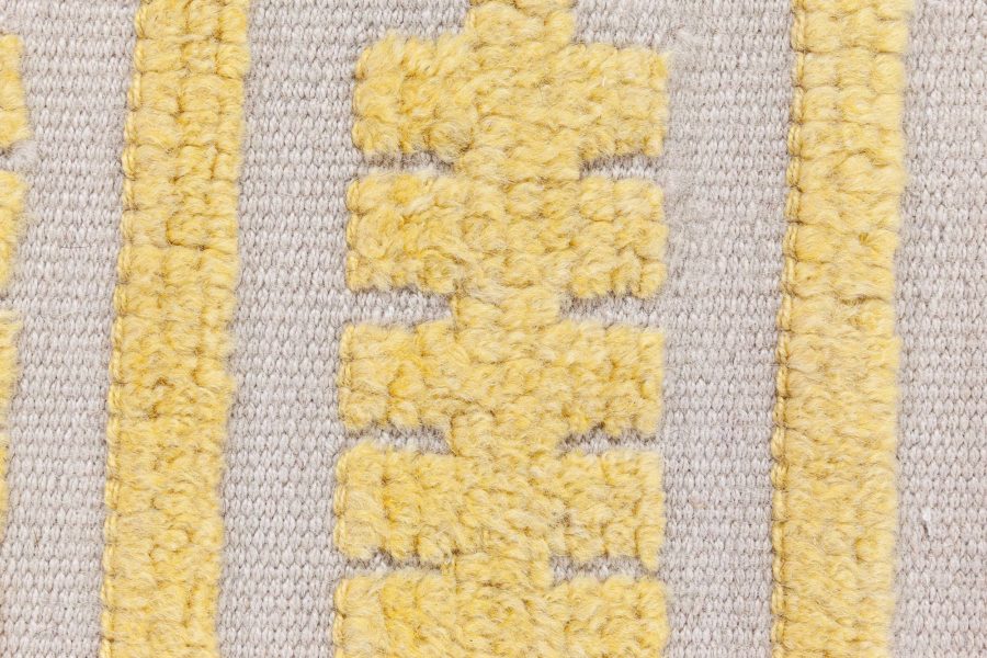 Modern Swedish Half Pile Rug N12748