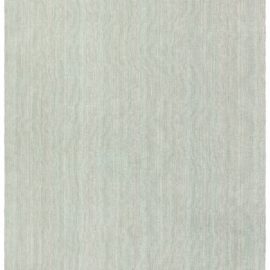 Serene Light Gray Flatweave Wool Minimalist Rug “Celadon” N12749