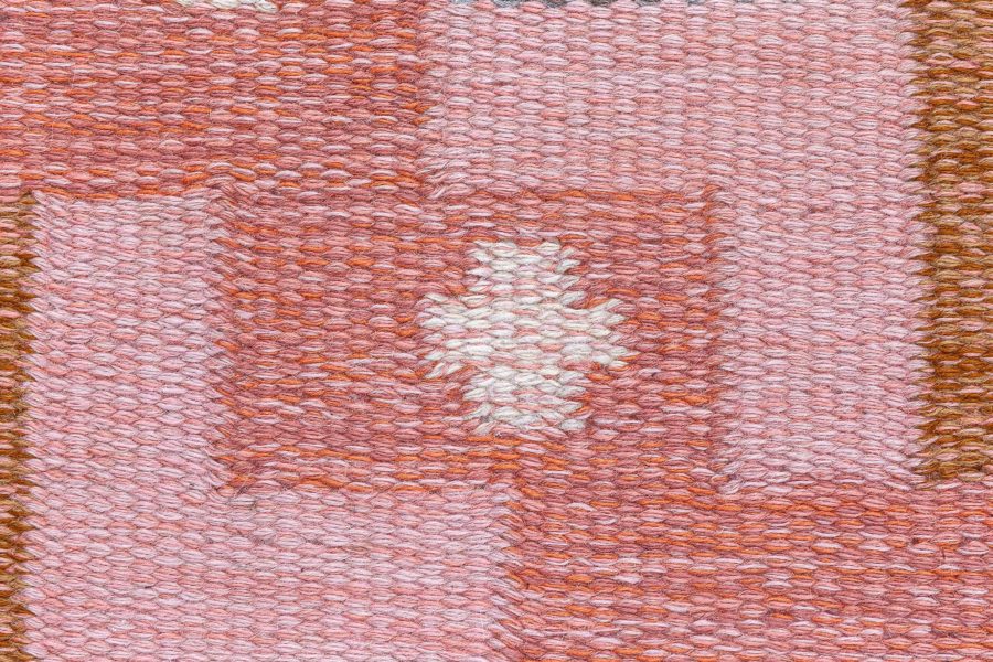 Swedish Flat Woven Rug by Ingegerd Silow BB8537