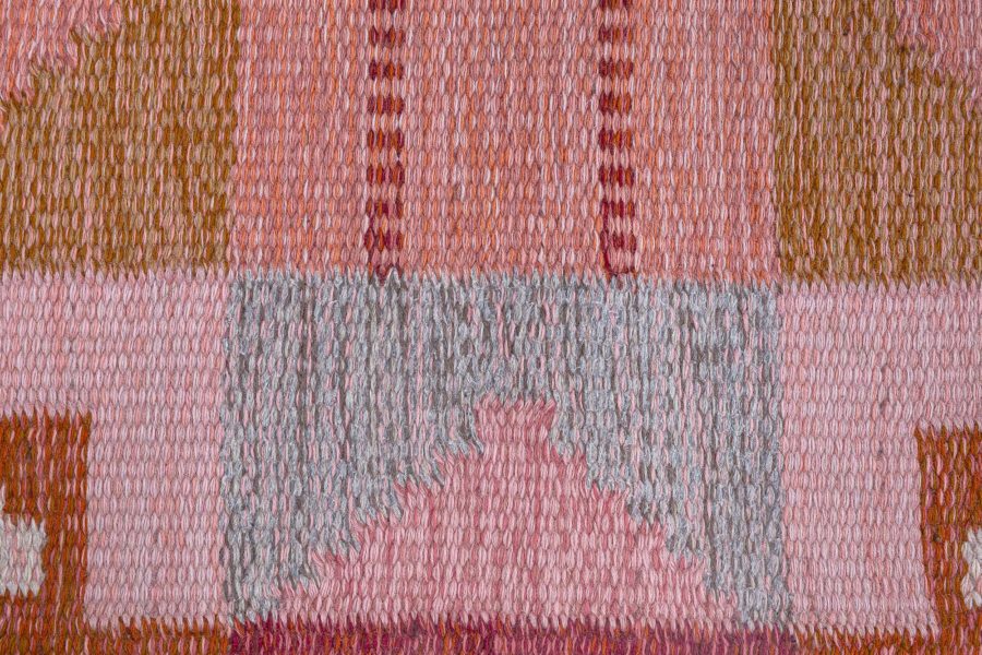 Swedish Flat Woven Rug by Ingegerd Silow BB8537