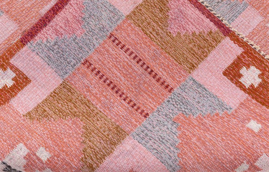 Swedish Flat Woven Rug by Ingegerd Silow BB8537