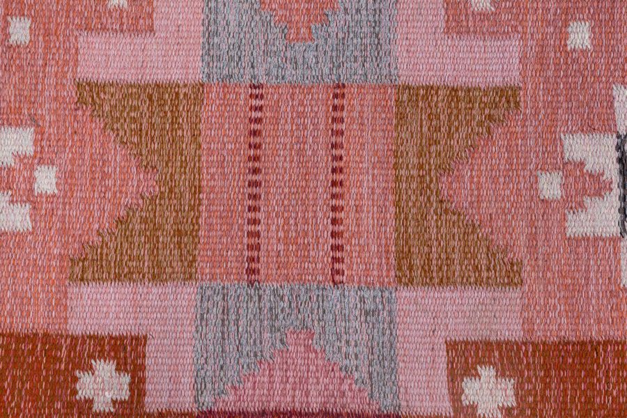 Swedish Flat Woven Rug by Ingegerd Silow BB8537