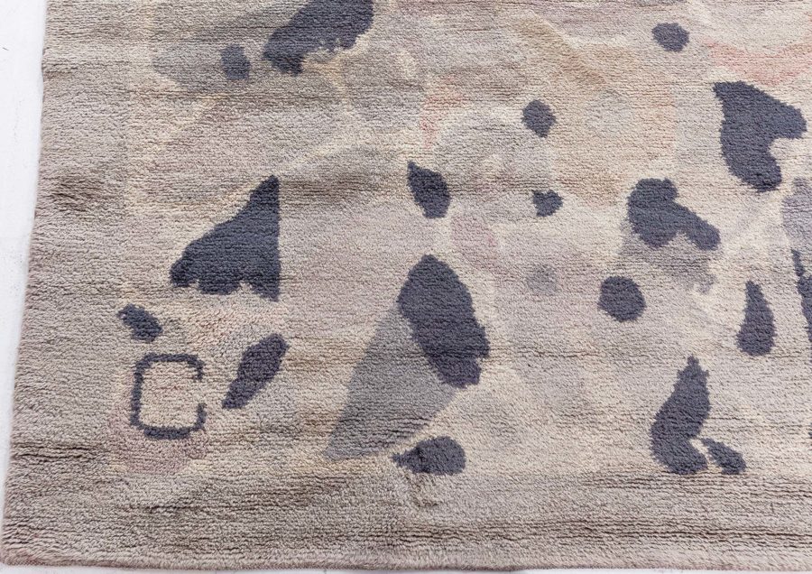 French Deco Art Nouveau Rug BB8555