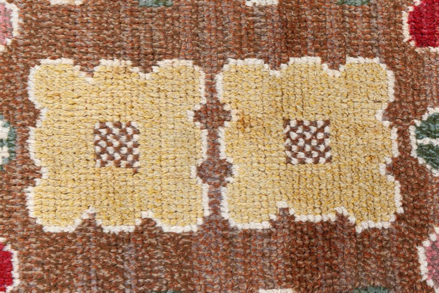 Swedish Pile Rug With Initials Ch W BB8608