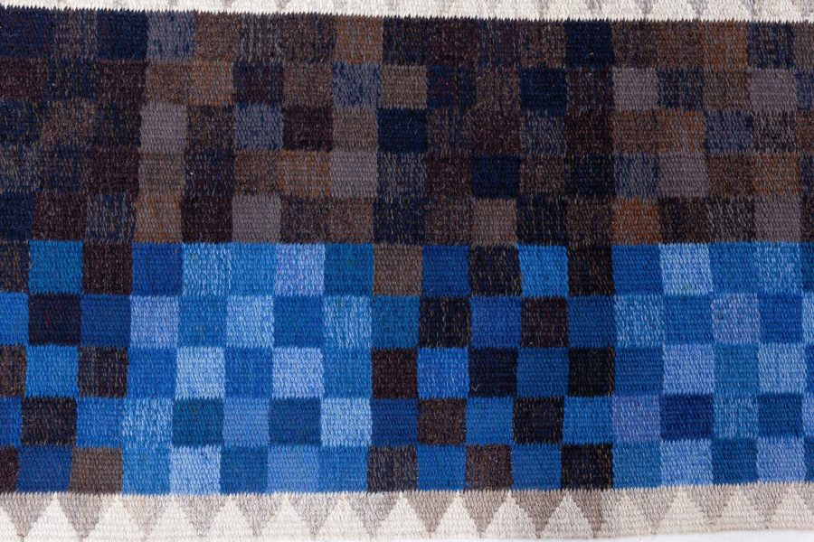 Swedish Flat Woven Rug  by Ingrid Dessau (Blarutor) BB8613