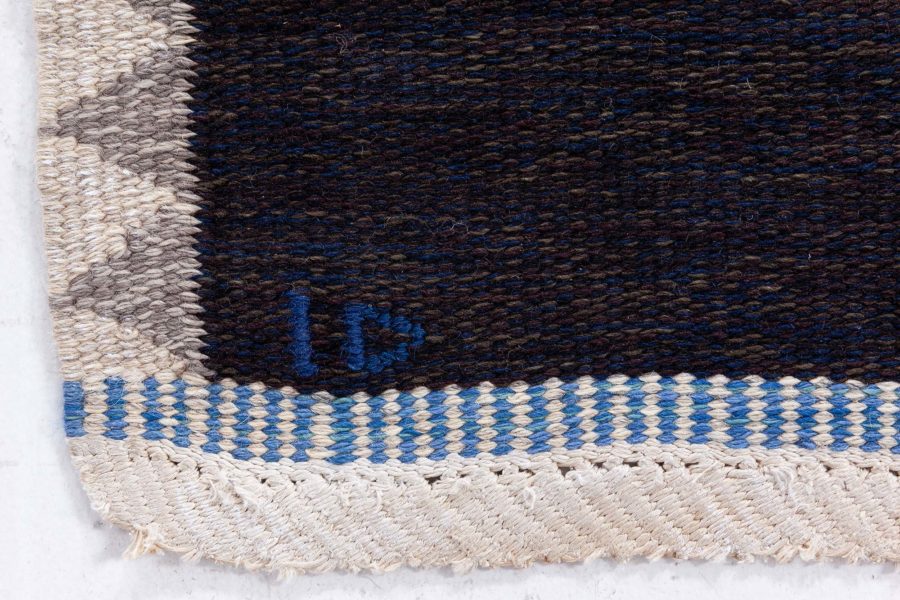 Swedish Flat Woven Rug  by Ingrid Dessau (Blarutor) BB8613