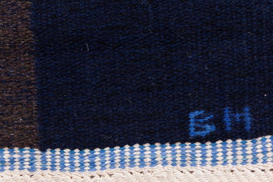 Swedish Flat Woven Rug  by Ingrid Dessau (Blarutor) BB8613