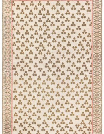Contemporary Flatweave Solid Light Beige Wool Carpet “Alabaster” N12854 Contemporary Flatweave Solid Light Beige Wool Carpet “Alabaster” N12854