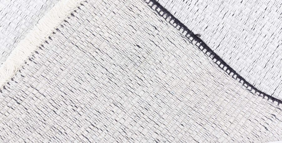 Contemporary Flat Weave Solid Rug N12820