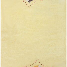 “Mythos” Designed By Jean Lurçat Modern Animal Light Beige Handmade Cotton Rug N12829