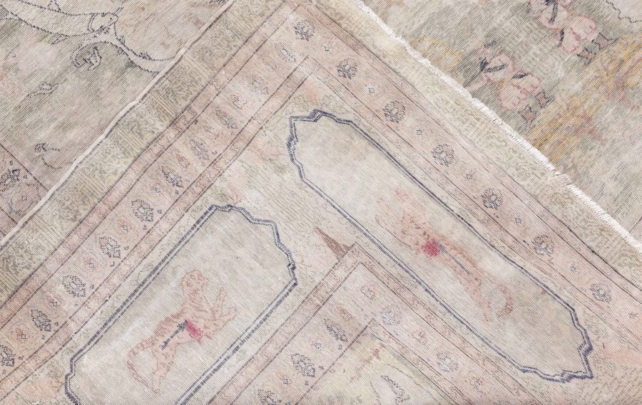 Turkish Hereke Silk Rug BB8702