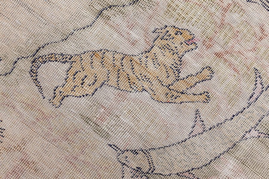 Turkish Hereke Silk Rug BB8702