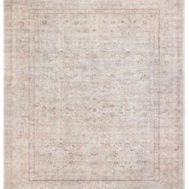 Antique Turkish Allover Floral Light Beige Hand-Knotted Wool Rug – Circa 1920 BB8697