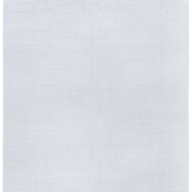 “Cloudgrain” Modern Flatweave Solid Light Gray Wool Oversized Rug N12839
