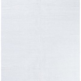 “Nival” Modern Flatweave Solid Light Gray Hand-Knotted Wool Rug N12841