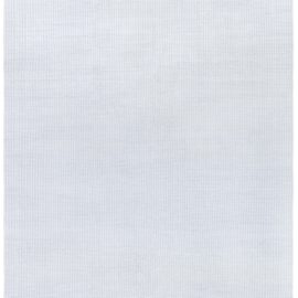 “Velum” Modern Flatweave Solid Light Gray Wool Oversized Rug N12838