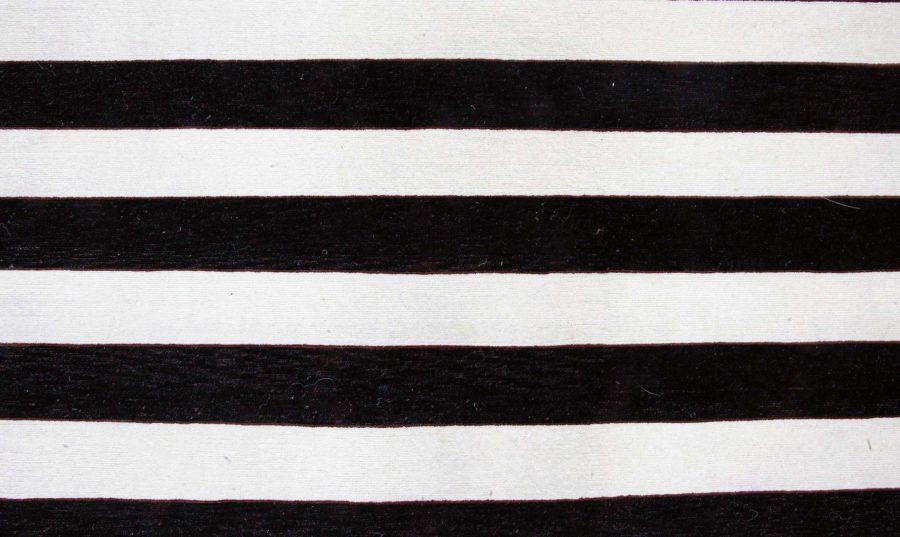 Modern Striped Rug N12856