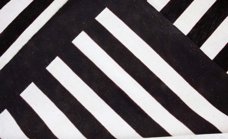 Modern Striped Rug N12856