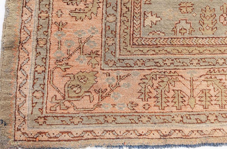 Turkish Oushak Rug BB8817