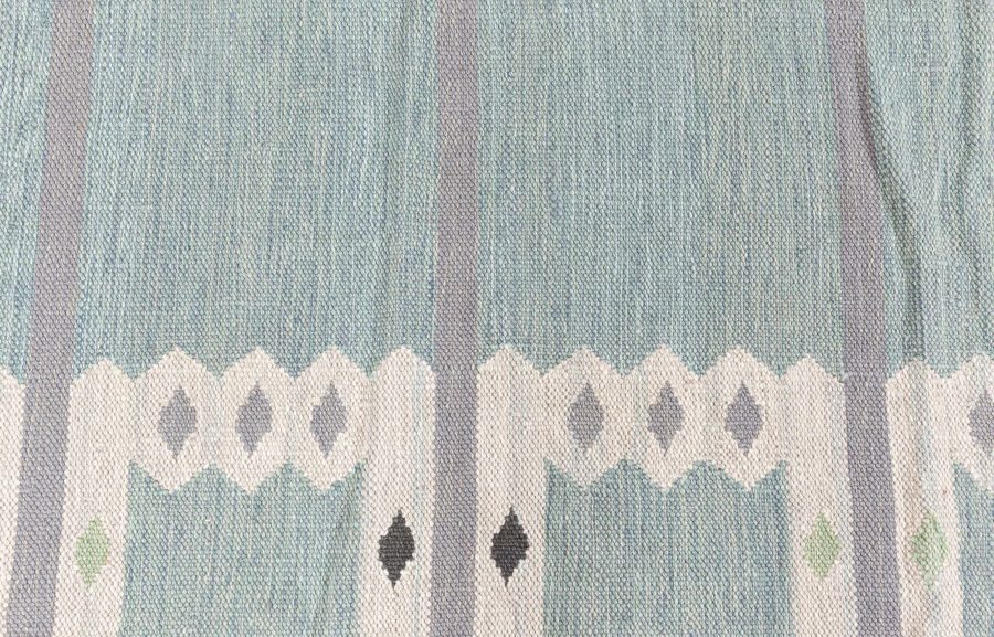 Swedish Flat Weave Rug N12872